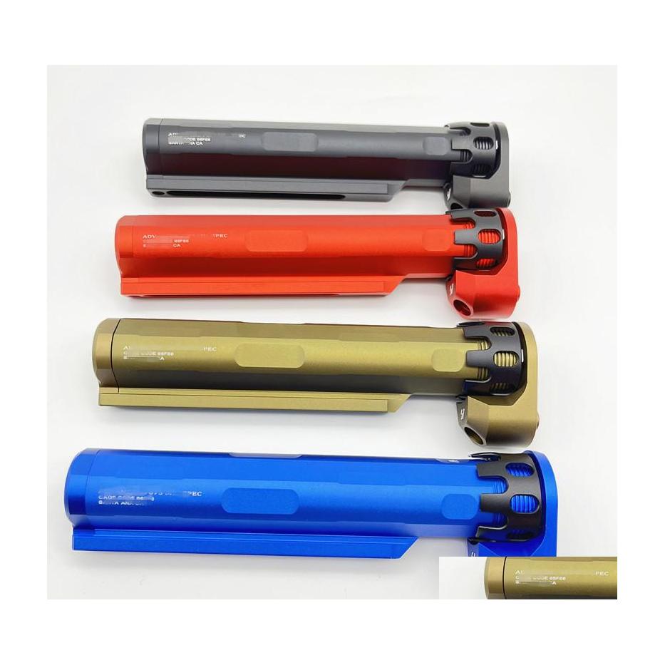 

Tactical Accessories Metal Si Cnc Diamondshaped Buffer Tube Stock Pipe Enhanced Nut 7Gear Airsoft M4 M16 Rear End Closed Aeg Drop De Dh0S1