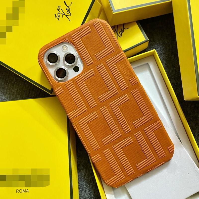 

Shockproof Phones Cases 10 Colors Leather Phone Case Letter Luxury Designer Mens Womens iPhone 14 13 11 12 pro 7 8 X XS High Quality, Black