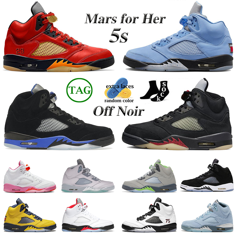 

Jumpman 5s 5 Mes Basketball Shoes Mars For Her Unc Crimson Bliss Aqua Raging Bull Off Noir Racer Blue Concord Fire Red Sail Green Bean Oreo Metallic Trainers Sneakers