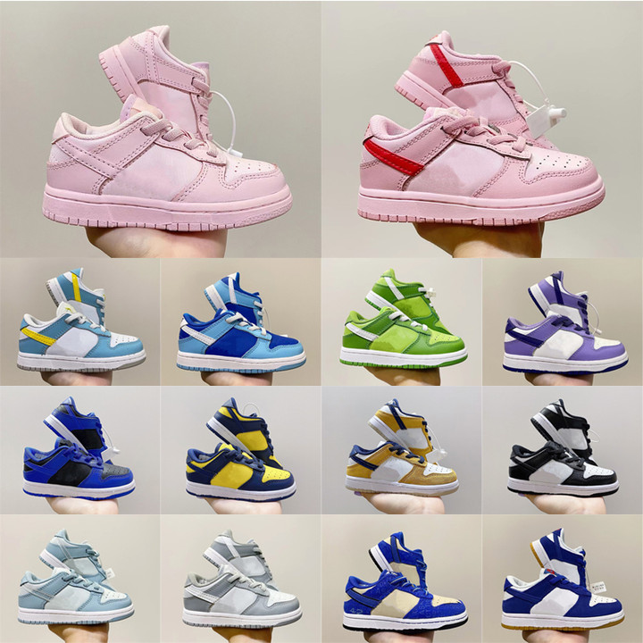 

Kid shoes dunks sb low Athletic Boy and Girls White Panda children sports sneakers designer Fashion walking basketball trainers toddler infants outdoor 25-35 3#kl