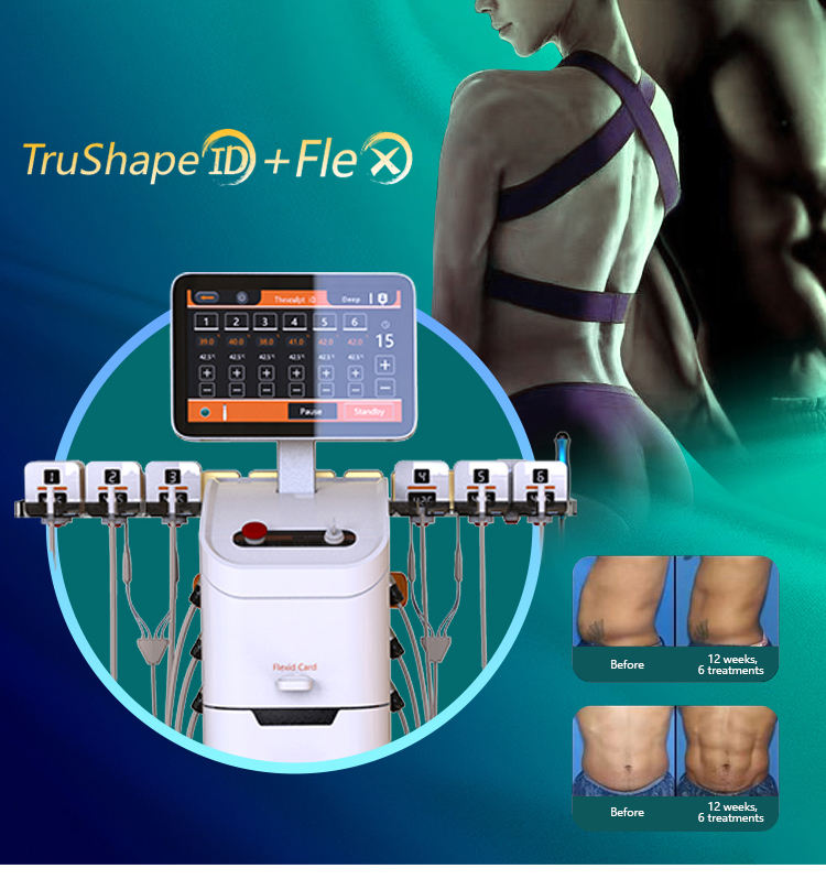 2 en 1 Trusculpt Id Body Minceur Monopolaire RF Radio Fréquence Indolore Fat Reduction Machine Flex Machine Pour Corps Trusculpt Serrage Levage S
