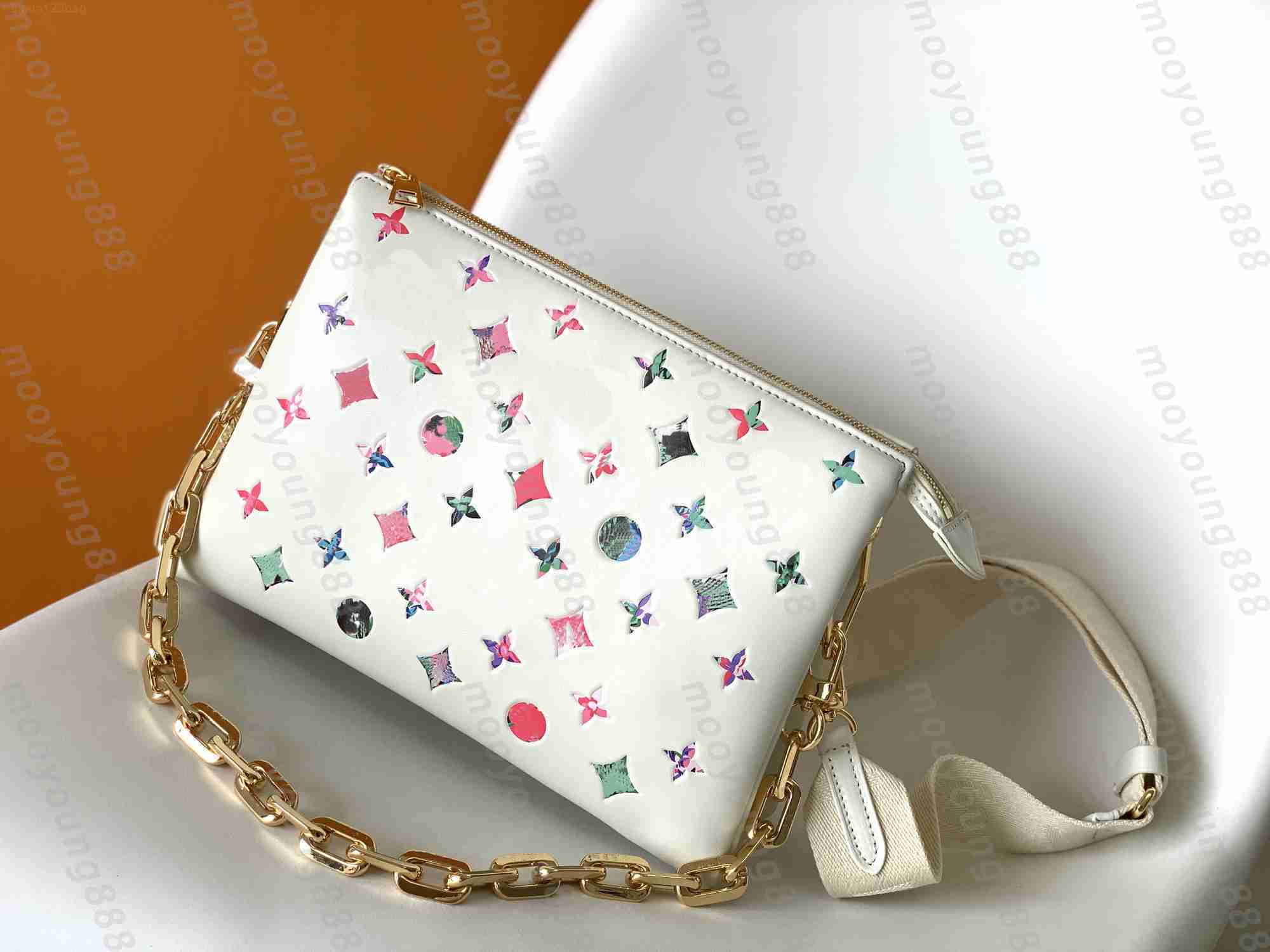 

10A Top Tier Mirror Quality Small Coussin Bag Luxury Designers Womens Handbag Real Leather Lambskin Quilted Zipper Bag Purse Crossbody Black, Upload pics to contact us