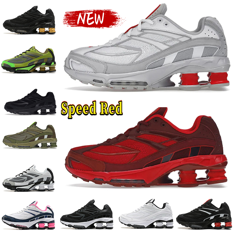 

Designer men women shoxes running shoes Ride 2 x SP white black olive volt Speed Team red Cool Grey midnight navy metallic gold mens trainers outdoor sports sneakers, 8# white red