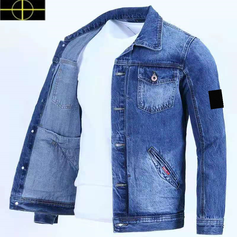 

plus size coat stone Men's sweater islNew Denim Jackets Men's Denim Slim Fit Bomber Jackets Men's Ripped Denim Jackets Hip Hop Streetwear Outerwearand2023, Blue