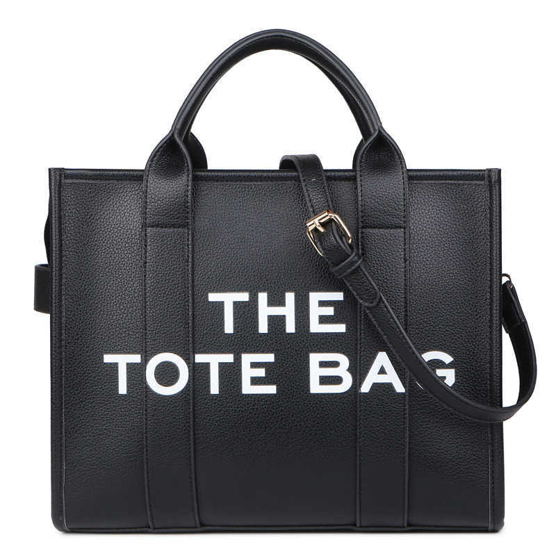 

Totes Fashion Small Tote Bag for Women Designer Letters Handbags Luxury Matte Pu Leather Shoulder Crossbody Bags Shopper Purses 0129V23, Black