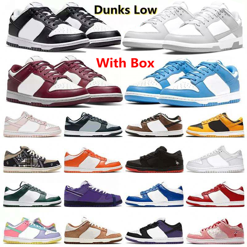

Panda White Black Low Dunksb Sports Running Shoes SB Acid Wash Valentine Day Reverse Brazil Chicago Cacao Wow University Blue Men Women GS OG Sneakers Coconut Milk, Color no. 021