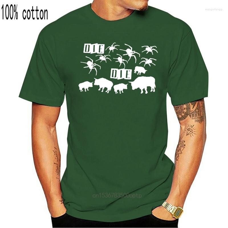 

Men's T Shirts Die Spinnen Bullen Schwarz S-5XL Antifa Punk Hipster O-neck Cool Tops, White