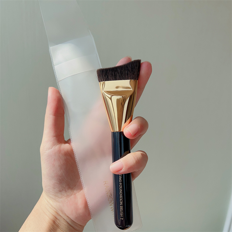 

SCULPTING FOUNDATION Makeup BRUSH EL#2 - Unique Shaped Face Contour Cosmetics Brush Tool