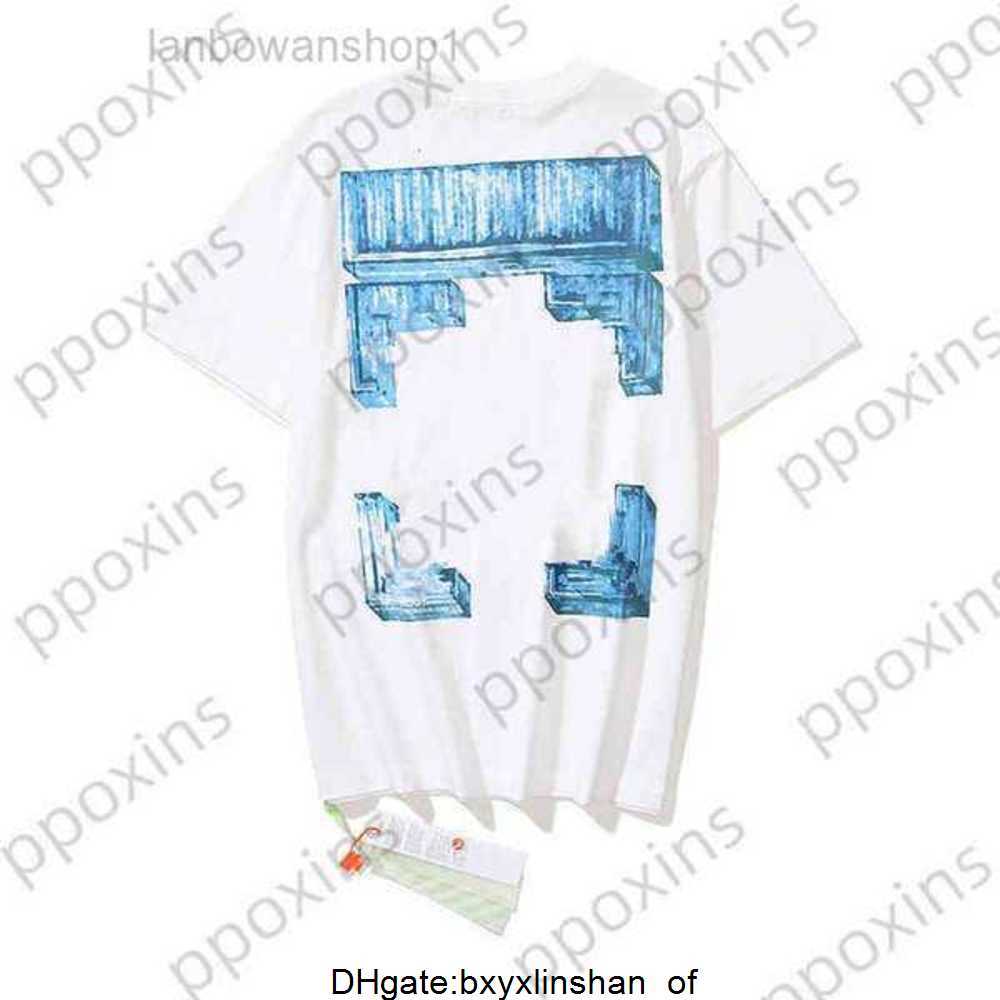

Men's T-shirts Off Offs White New Street Fashion Brand Couple Star with Short Sleeve T-shirt Printed Letter x the Back Printzob7 B1E4, 20