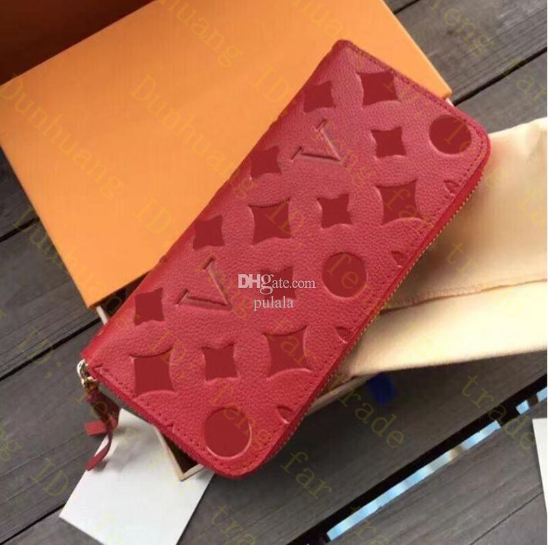 

2022 Fashion flowers designer zipper wallets luxurys Men Women leather bags High Qualitys Classic Letters coin Purse Original Box louiseitys LVS viutonitys, Are not sold separat