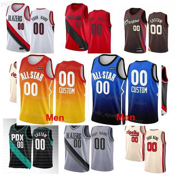 

2023 All-Star Mens Womens Youth Portland''Trail Blazers''Custom 0 Damian Lillard 11 Josh Hart 1 Anfernee Simons 27 Jusuf Nurkic 9 Jerami Grant Basketball Jersey, Colour