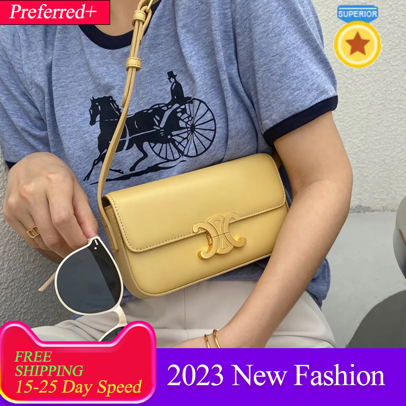

Genuine leather new Arc Triomphe underarm bag female small square bag 2023 bag cross-body one shoulder hand bag, #2