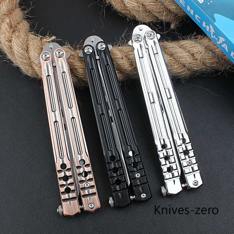 

Butterfly Free-swing Knife sharp Blade, 420 stainless steel Handles Camping EDC Knives BM 40 42 43 47