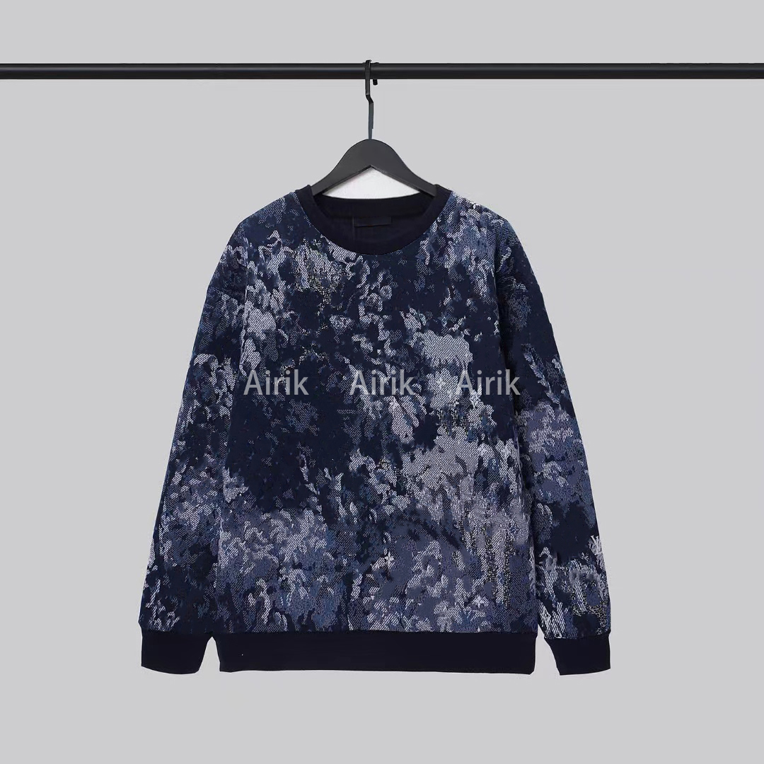 Mens Sweaters Fashion Men's Casual Round Long Sleeve Sweater Men Women Letter Printing Sweaters