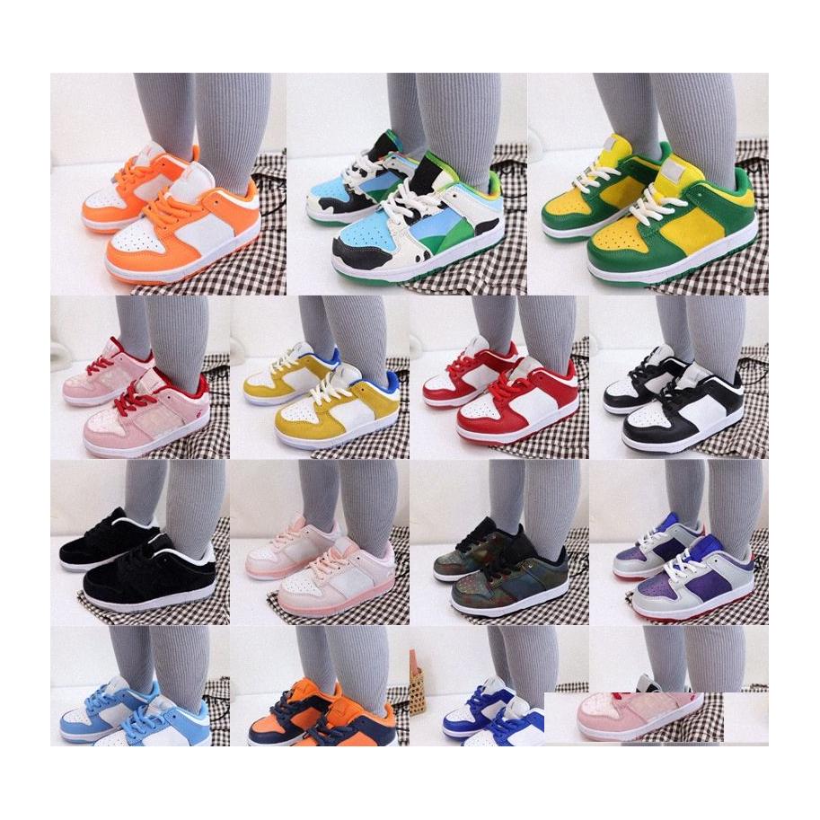 

Athletic Outdoor 2022 Kids Shoes Sb Black Dunks Chunky Low Trainers Retro Dunke Children Boys Girls Sneakers Designer Kid Youth Ba Dhmfo
