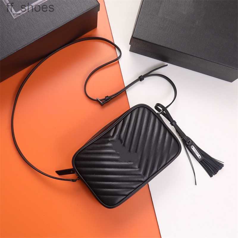 

2023 Designer Lou Handbags for Women Shoulder Bags Fashion Bags Genuine Leather Camera Bag, Black