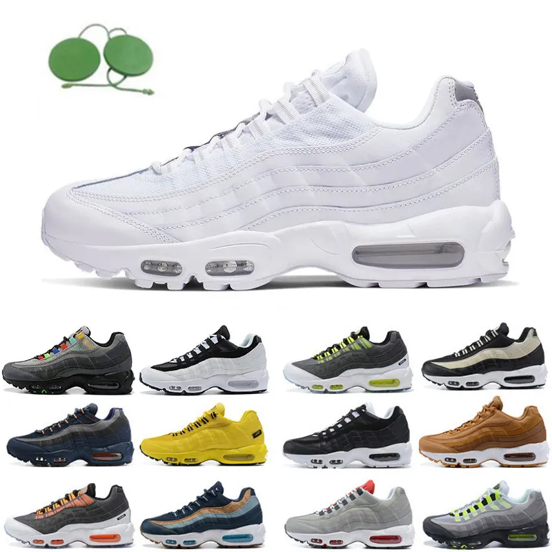 

95 95s Running Shoes Yin Yang OG Airs Solar Triple Black White Dark Army Worldwide Seahawks Particle Grey Neon AirS Red Greedy 3.0 Sports Trainer Sneakers outdoor shoe