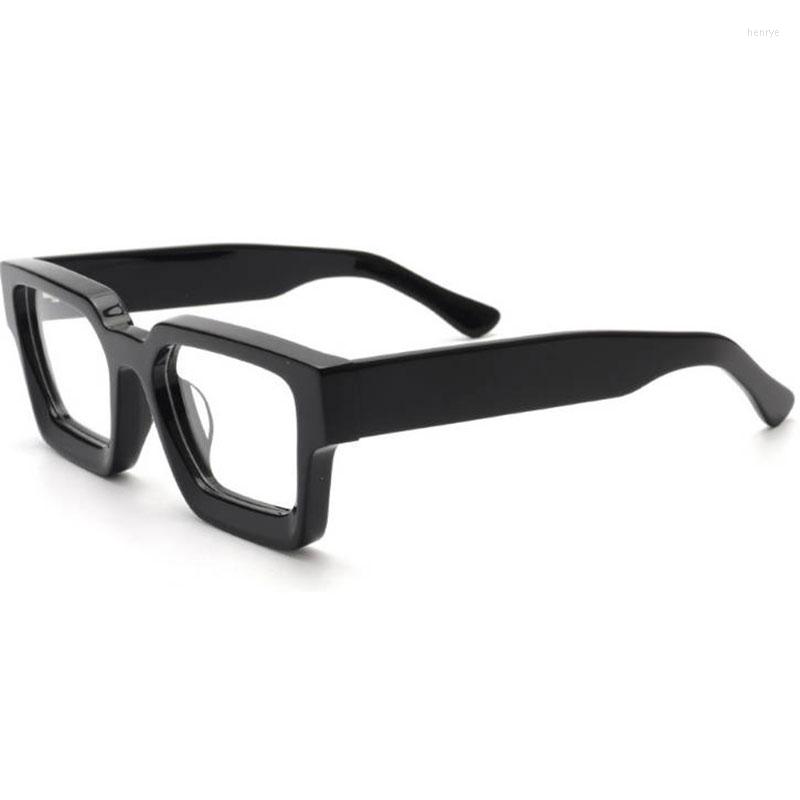 Sunglasses Frames Top Quality Acetate Frame Eyewear Vintage Square Brand Design Eyeglasses-image-838293420