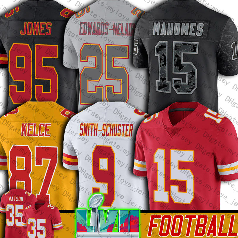 

15 Patrick Mahomes Jersey Football Travis Kelce Kadarius Toney JuJu Isaih Pacheco Jerseys Kansases City Chiefes Harrison Butker Reid Juan Thornhill Chris Jones, Woman custom jersey (qiuz)