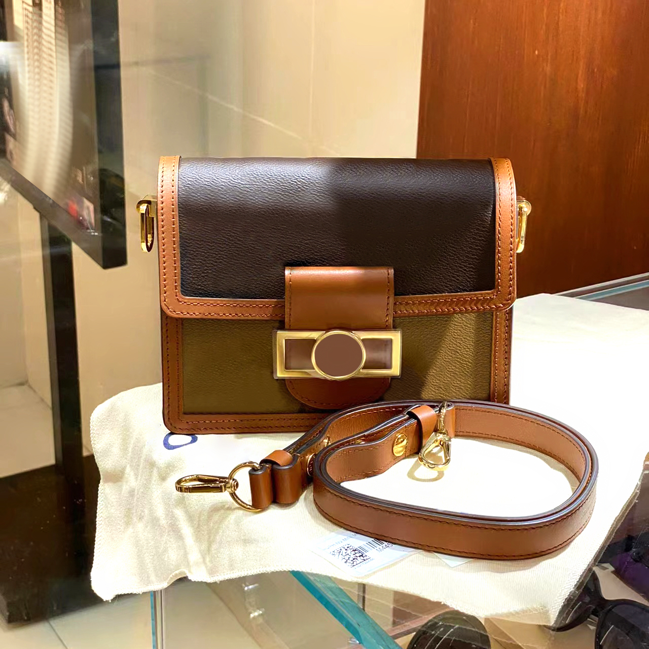 

M45958 famous Genuine Leather crossbody handbag bags lady Totes Clutch bag original 5A quality DAUPHINE luxury designer Shoulders Coin purse fashion Wallet M45959, Mon0gram