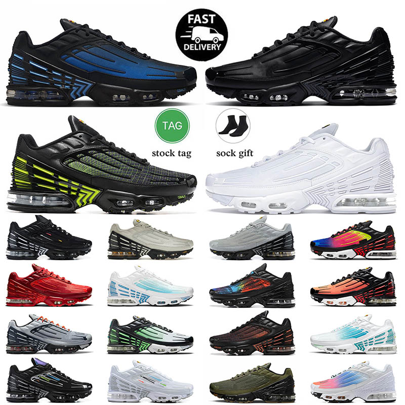 

Tuned Tn Plus 3 III Running Shoes Size 12 Olive Green Black Blue Rainbow Offs Leather All White Crater Neon Laser Blue Tiger OG Womens Sneakers Mens Trainers, B35 og 39-46