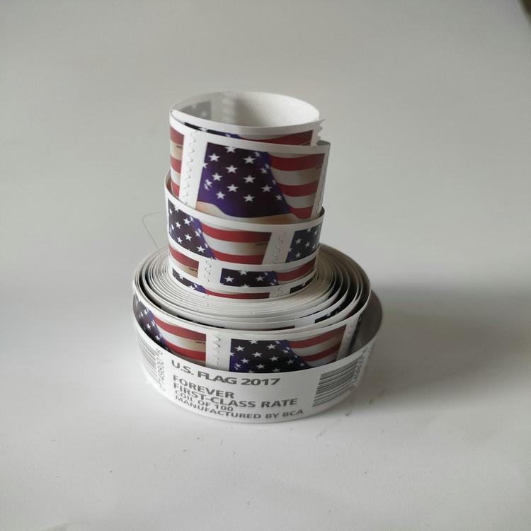 

Adhesive Stickers Usa Flag Roll Of 100 First Class Us Postal Service Wedding Envelopes Postcard Mail Supplies Drop Delivery 2022 Otd4U