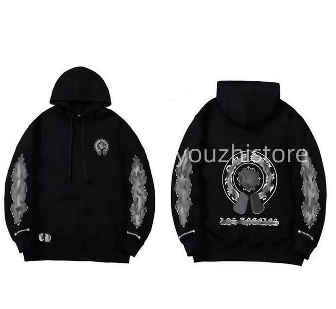 

Fashion Luxury Mens Sweatshirts Ch Designer Women Jackets Hoodies Zipper Chromes Sanskrit Graffiti Hooded Sweater Heart Cross Pullover Hoodie Casual Tops Va9g, Cu11