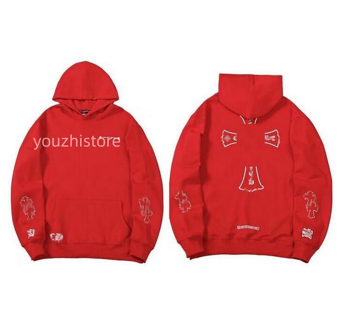 

Luxury Men's Fashion Jackets Chromes Designer Zipper Sweatshirts Horseshoe Cross Print Brand Ch Hoodies Heart Women Tops Casual Pullover Sweater Loose Jacket Zd5s, Cu11