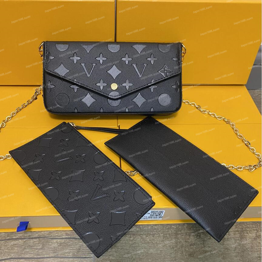 

Women Bags Handbag Original Box Date code Purse clutch shoulder messenger cross body serial number 3pcs set louise Purse vutton Crossbody viuton Bag, Extra fee (are not sold separat)