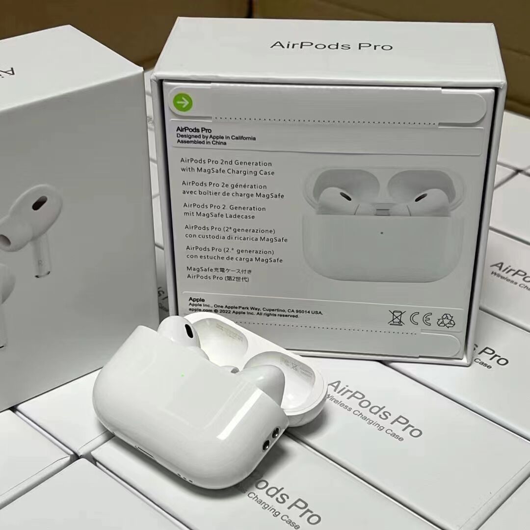 

AP5 Apple AirPods Pro 2 Air Gen 3 AP3 AP2 H1 Chip Transparency Metal Hinge Cases Wireless Charging ANC Bluetooth Headphones pk Pods 2 AP Pro AP2 W1 Earbuds 2nd Generation