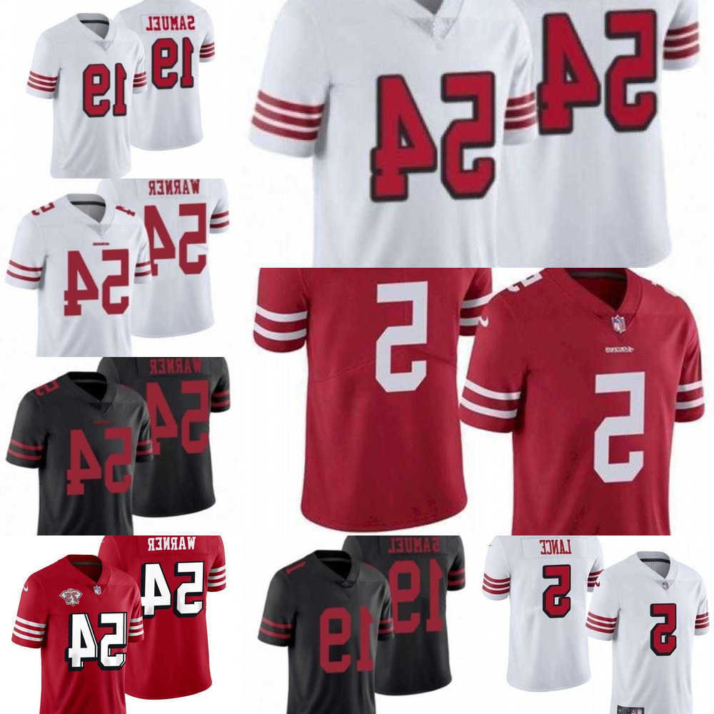 

Football Jerseys 75th Men women Youth San Francisco''49ers''Jersey 5 Trey Lance 19 Deebo Samuel 54 Fred Warner Football Jerseys black red, Color