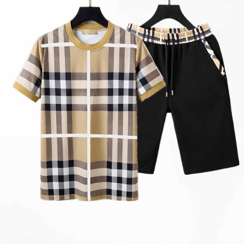 2023 Summer Designer Mens Tracksuits Sets Jogge Sweatshirts Suit Men Women Short Sleeve Pullover Sweat Suits-image-838389560