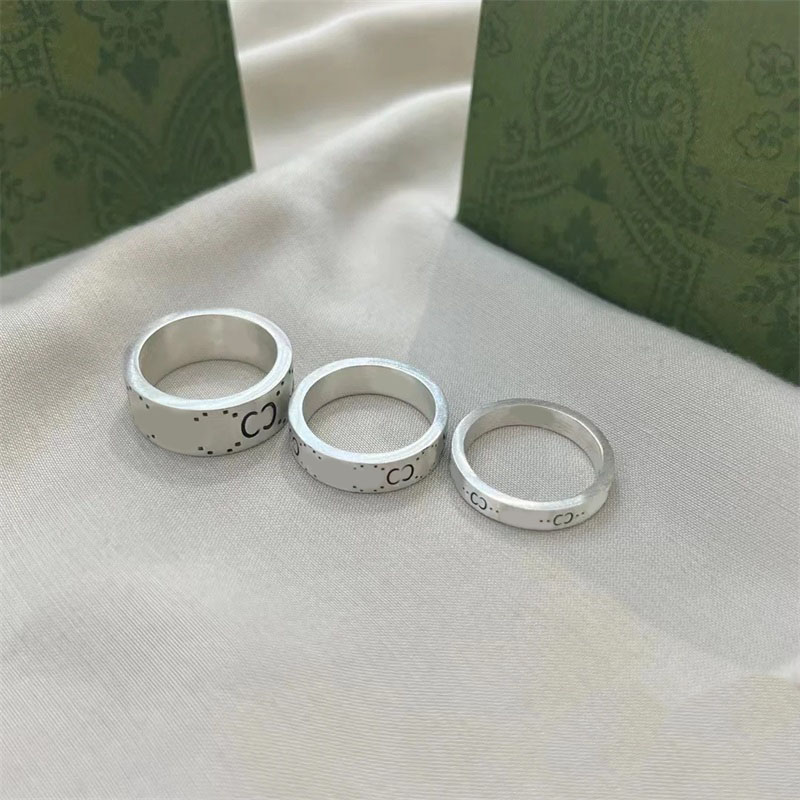 

Fashion engagement ring men designer jewelry plated silver rings bee retro wedding bride simple letters valentine day fashionable cjewelers luxury ring for women