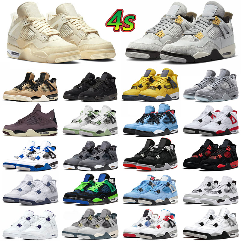 

top quality og jump University Blue Jumpman 4 4s mens Basketball Shoes black cat white oreo sail mushroom shimmer cactus jack cool grey men women sneakers EUR36-47, 40-47 oklahoma sooners