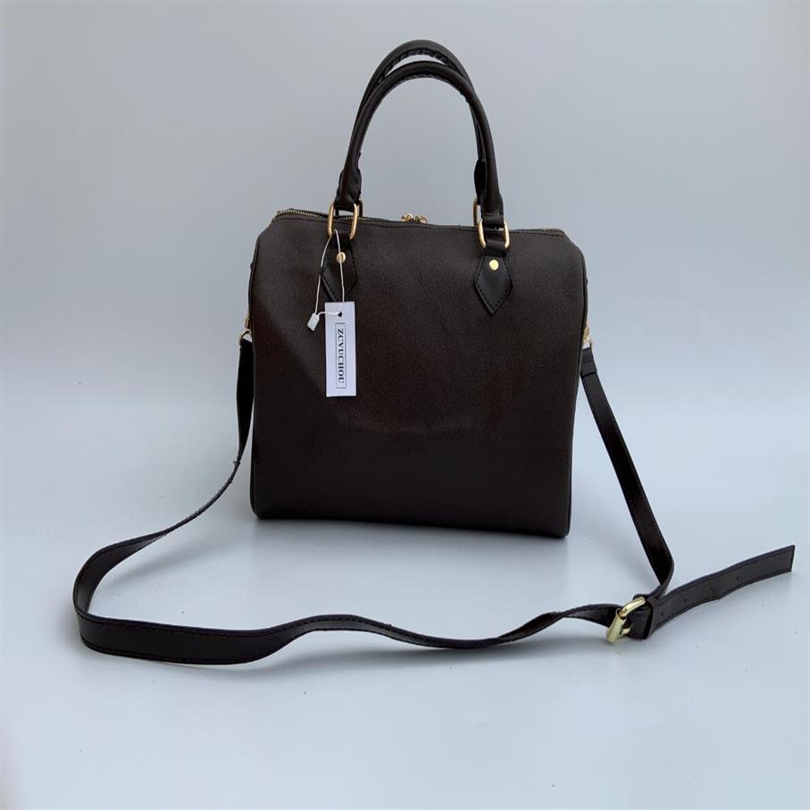 

Designer Handbags Fashion Women Bag Leather Handbags Shoulder Bag 35cm Messenger Bag for Women Handbag244r, Brown flower 30cm