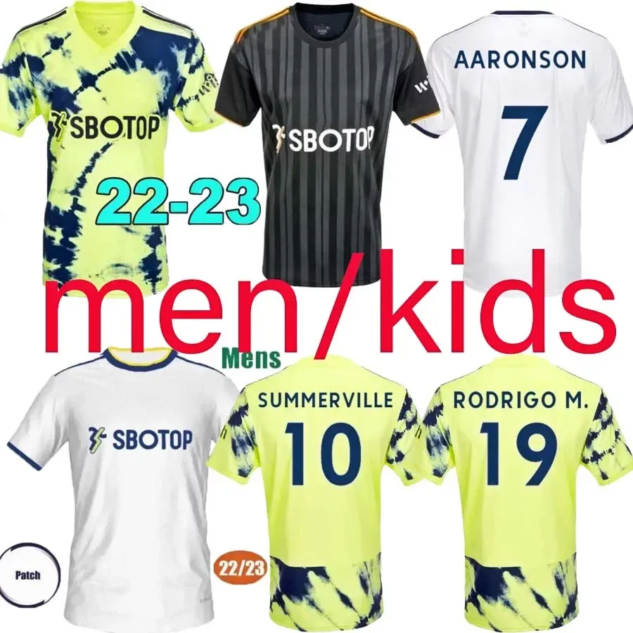 

2022 2023 BAMFORD SUMMERVILLE Soccer Jerseys AARONSON Leeds RODRIGO M. ROCA COOPER HARRISON SINISTERRA ADAMS UNITEDES 22 23 men kids shirt football 4XL, Purple