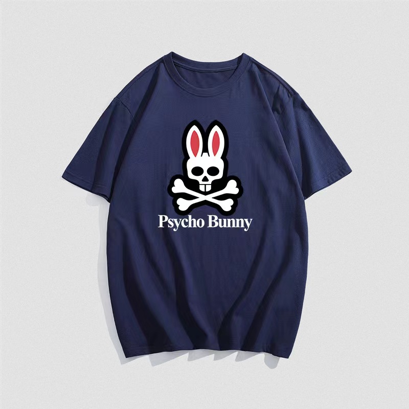 

T Shirts Mens Women Designers Cotton Tees Tops Animals plus letters Chest Shirt Psycho Bunny Luxurys Clothing Street Shorts Sleeve Clothes design Tshirts, Yellow