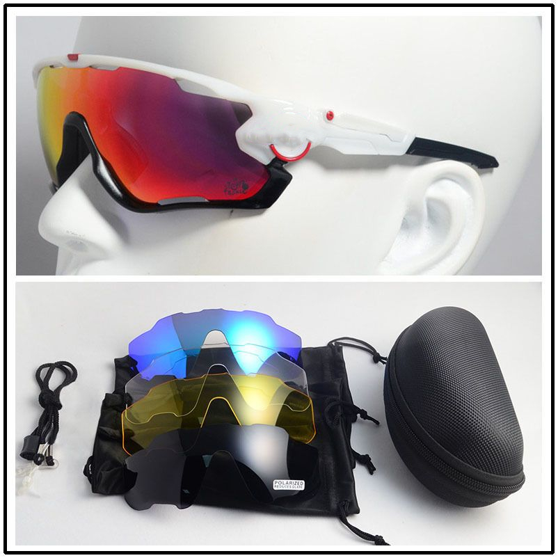 

Cycling Sports Polarized Sunglasses 4 Lens Bike Bicycle Ultralight UV400 Glasses Riding Driving Leisure Outdoor Mountain Windproof Sun glasses With Box Case
