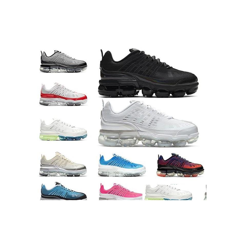 

Other Shoes 360 Mens Sneakers Knit Running Triple White Black Metallic Sier Gradient Upper Varsity Royal Womens Trainers Sports Runn Dh6Gc