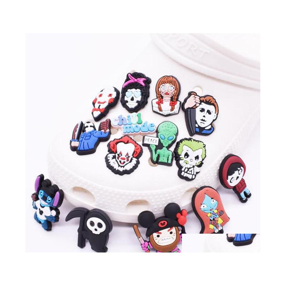 

Shoe Parts Accessories Wholesale Custom Pvc Charms Cute Croc Designer Shoes Decorations Drop Delivery Dhtv1