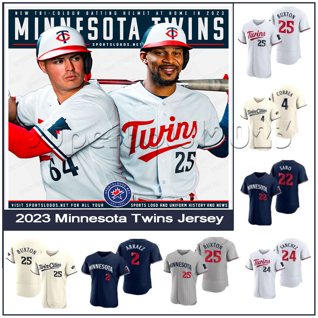 

Luis Arraez Jersey Minnesota 2023 Twins 25 Byron Buxton 23 Royce Lewis 26 Max Kepler 24 Gary Sanchez 48 Jorge Lopez 54 Sonny Gray 11 Jorge Polanco 30 Kyle Garlick Jerseys, Coolbase white