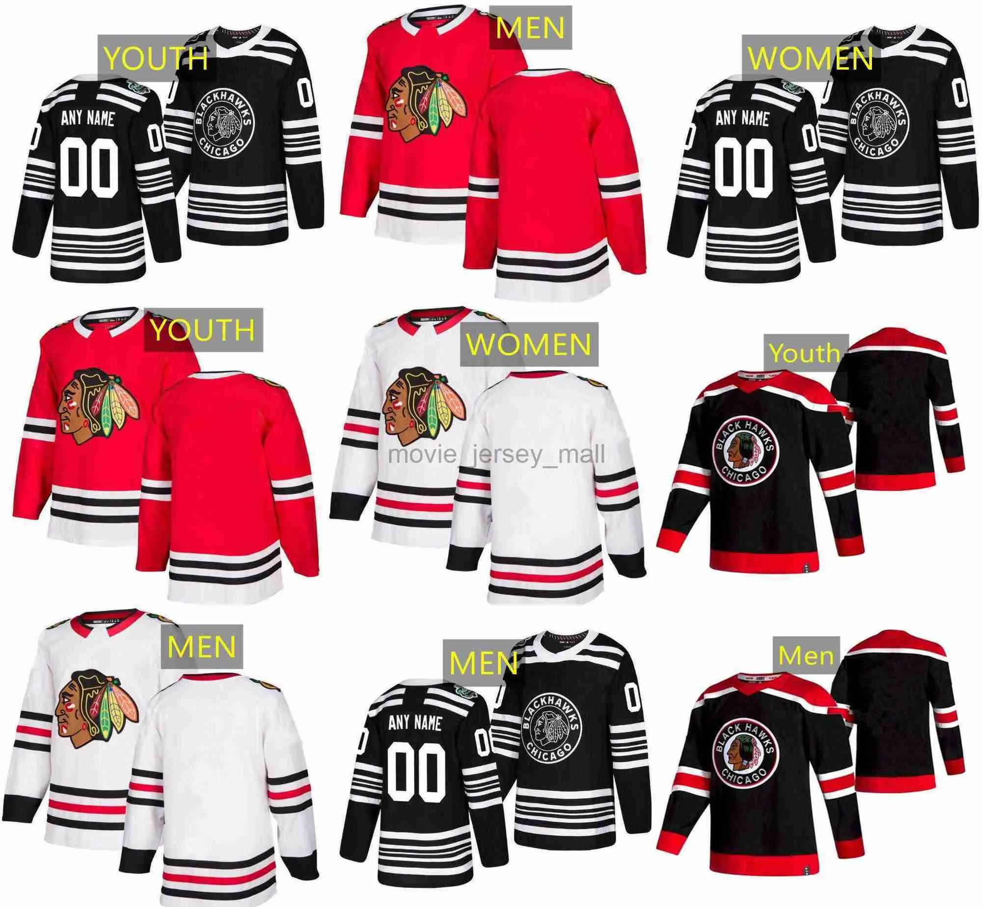

CUSTOM Chicago Hockey Jerseys Blackhawks 8 Jack Johnson 4 Seth Jones 82 Caleb Jones 52 Reese Johnson 43 Colin Blackwell 16 Jujhar Khaira 11, As
