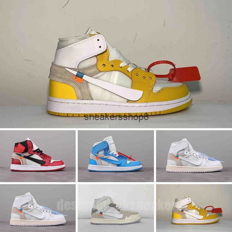

Jumpman Basketball shoes OG High 1S UNC Patent Leather Hyper Royal Mocha Homage To University Blue Sport Designer Sneakers Trainers, Color 5