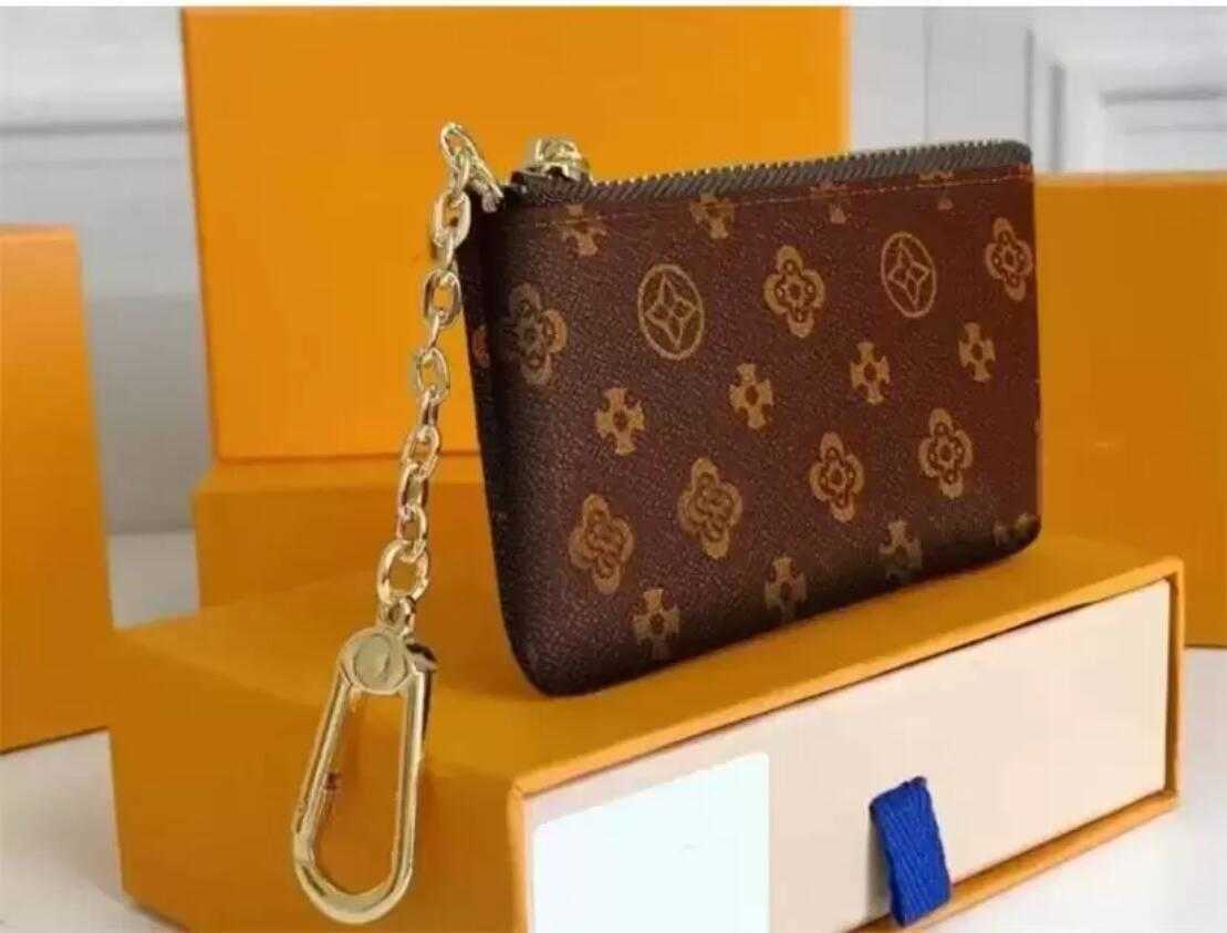 

KEY POUCH M62650 POCHETTE Wallet CLES Fashion Womens Men Ring Credit Card Holder Coin Mini Bag charm accessories wallet designer woman purse, Old flower