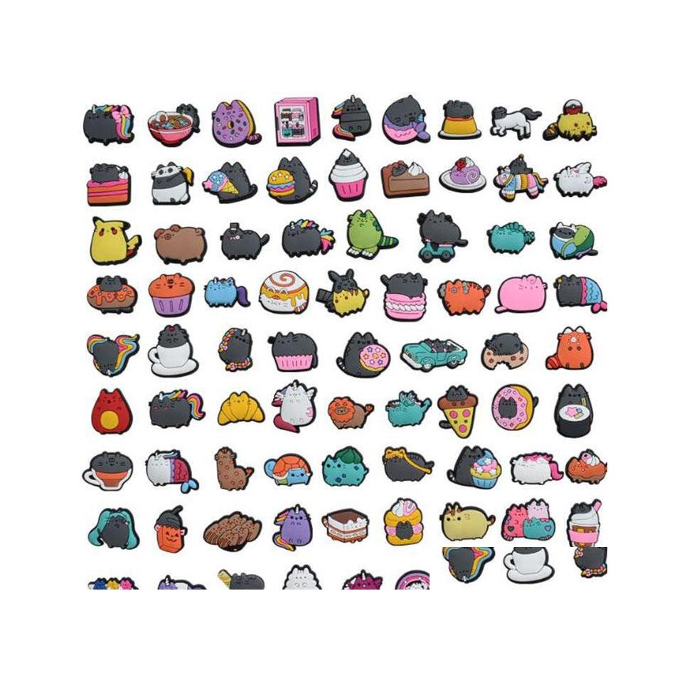 

Shoe Parts Accessories Cute Cartoon Animal Croc Charms Pvc Colorfs Shoecharms Buckle Fashion Shoes Diy Decoration Clog Charm Gift Dhzqd