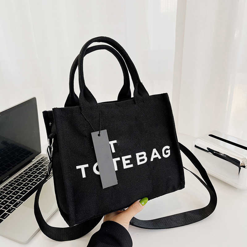 

the tote bag marc totes bags designer handbags Fashion Simple Large Shoulder Messenger black purse canvas tote shopping bag 230131, Red
