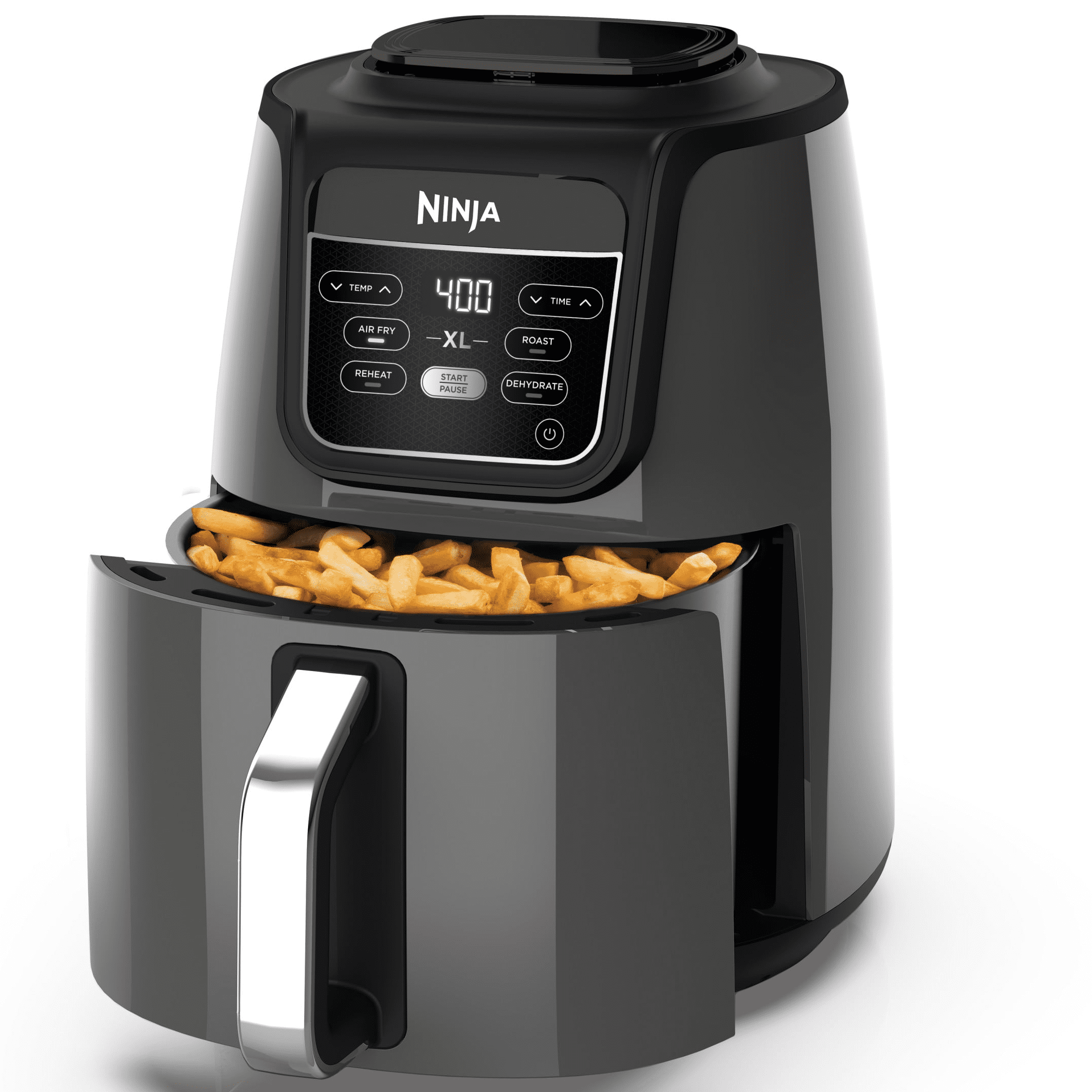 

Ninja Air Fryer XL 5.5 Quart Black Silver AF150WM