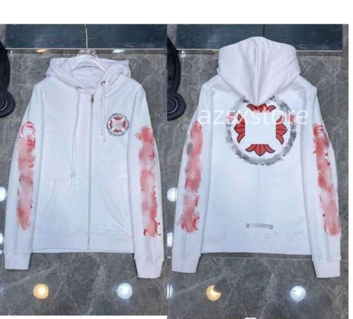 

Fashion Luxury Mens Sweatshirts Designer Hoodies Ch Sanskrit Sweater Zipper Hooded Cross Pullover Hoodie Casual Men Women Tops Coat Sweatshirt Jacket Uoyc, Cust11