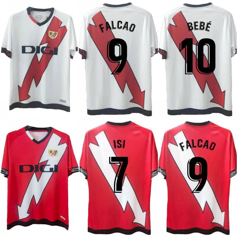 

2022/23 Rayo Vallecano Soccer Jerseys 2023 FALCAO ISI BEBE Maillots Shirt Mens UNAI LOPEZ ALVARO TREJO ANDRES SANTI NTEKA Football Uniform, Home