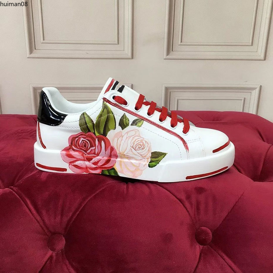 

2023the new Man Fashion Women Shoes Men's Leather Lace Up Platform Oversized Sole Sneakers White Black Casual hm8YGHT000001